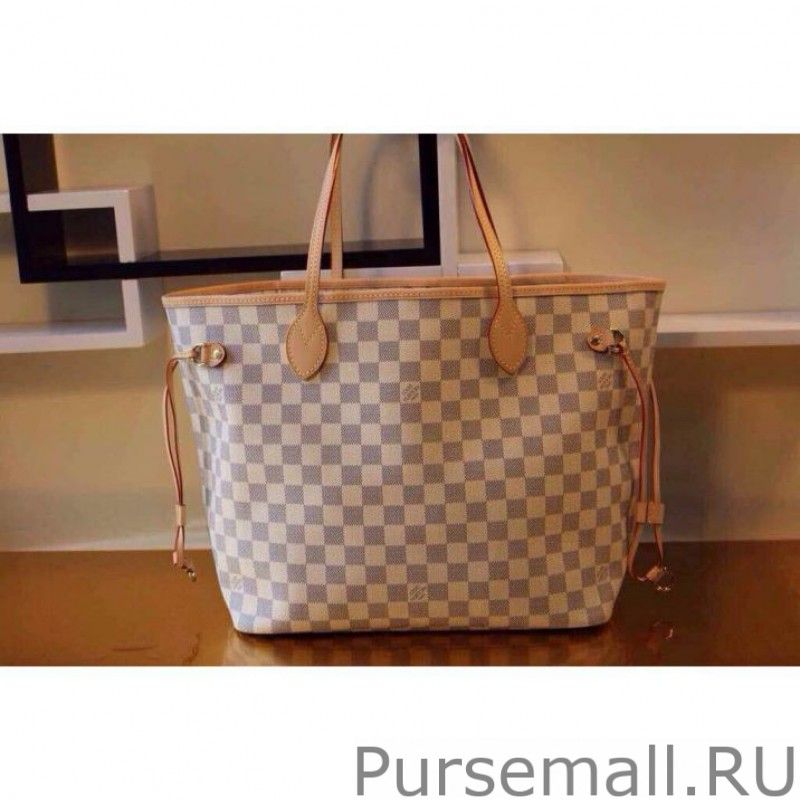 Neverfull MM Damier Azur Canvas N51107