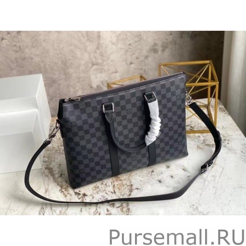 Anton Briefcase Damier Graphite N40024