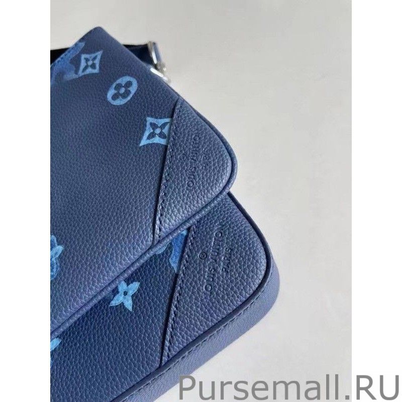 Trio Messenger Bag Ink Watercolor M57840