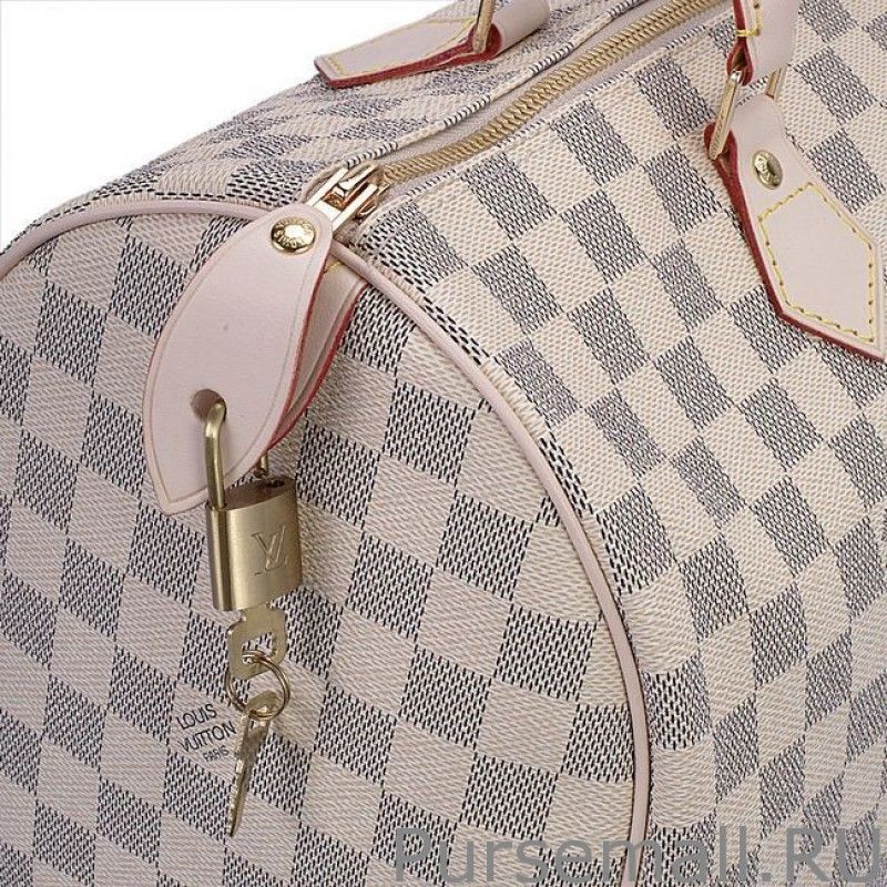 Speedy 35 Damier Azur Canvas bags N41535