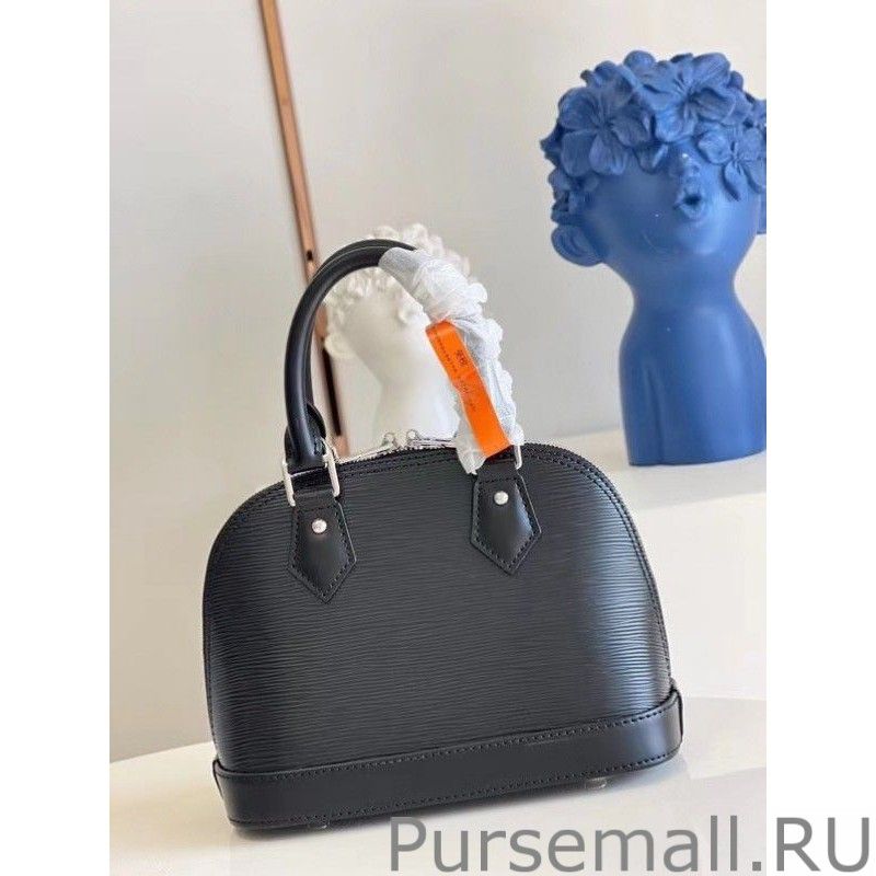 Epi Alma BB Bag With Jacquard Strap M59217