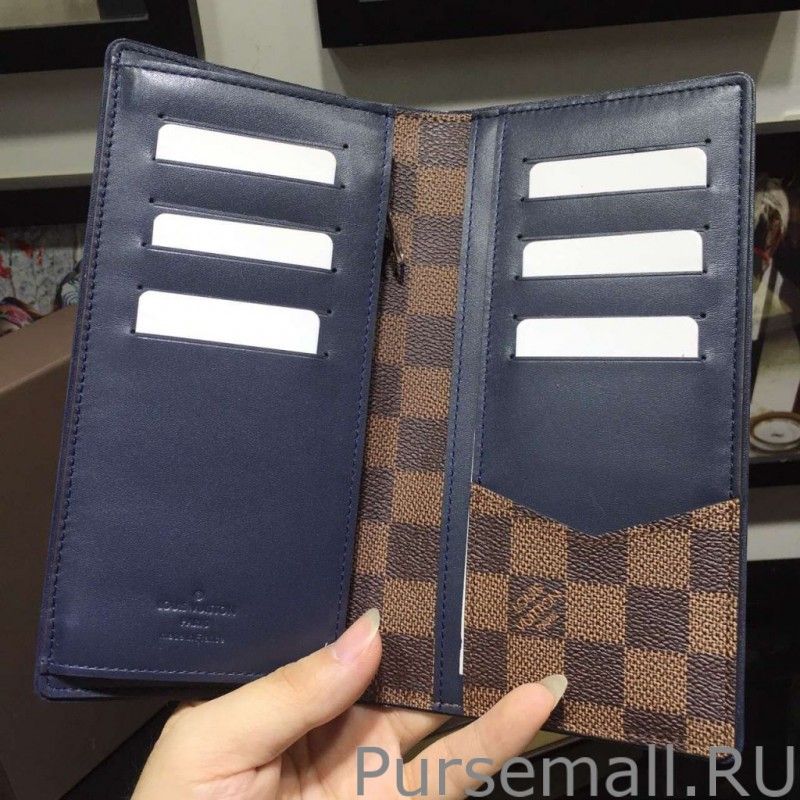 Brazza Wallet Damier Ebene Canvas N63168