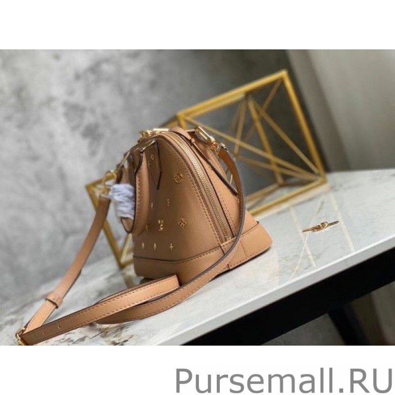 Alma BB Bag With Metallic Monogram Pattern M58638