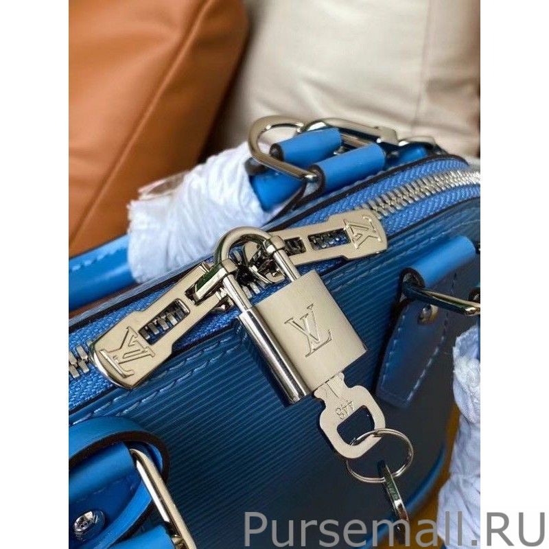 Epi Alma BB Bag With Jacquard Strap M57426