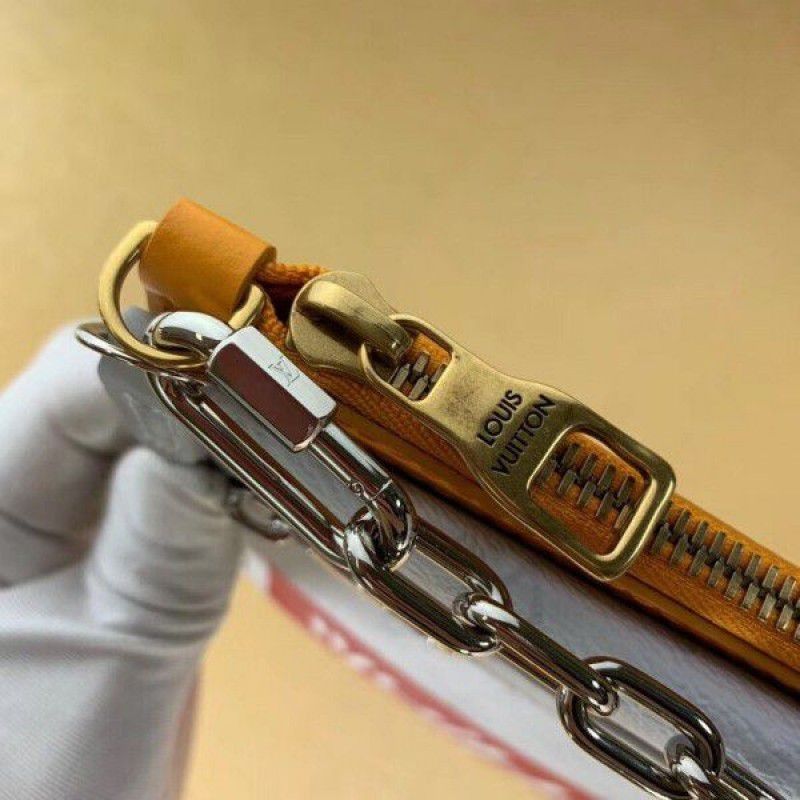 Double Flat Messenger Bag Monogram M44640 White