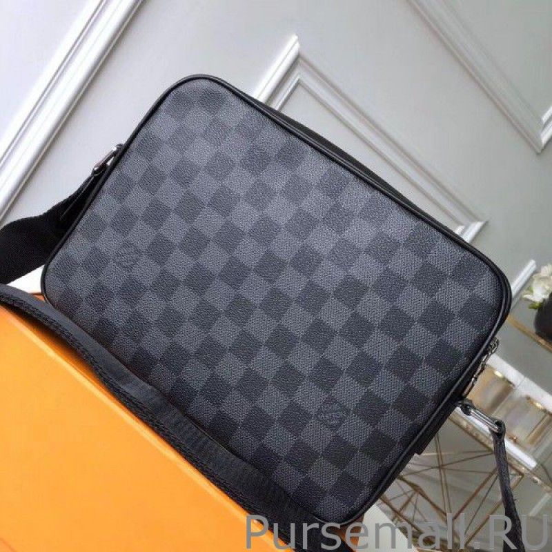 Trocadero Messenger NM PM Damier Graphite N40087