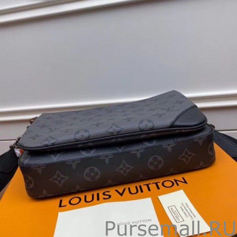 Trio Messenger Bag Monogram Eclipse Canvas m69443