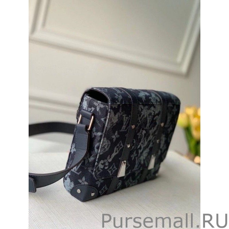 Trunk Messenger Bag Monogram Tapestry M57282