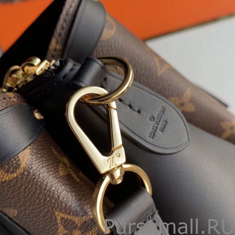 Soufflot MM Monogram Canvas M44817 Black