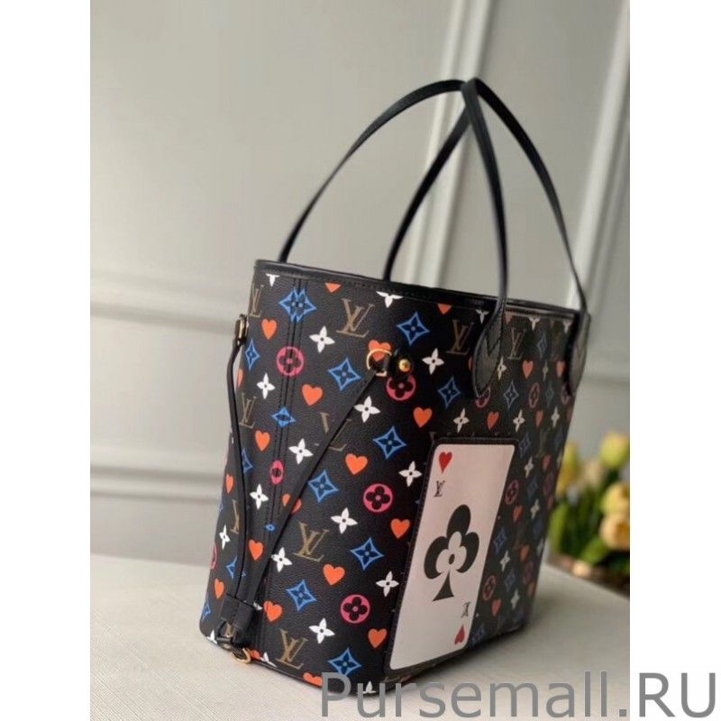 Game On Neverfull MM Black Bag M57483
