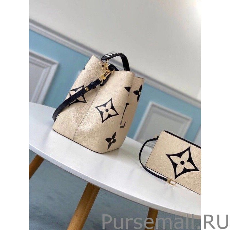 LV Crafty NeoNoe MM Cremel Bag M56889