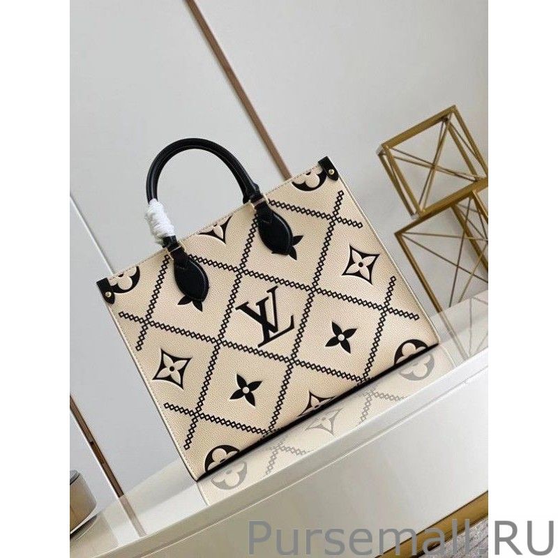 Onthego MM Bag Monogram Empreinte M46016