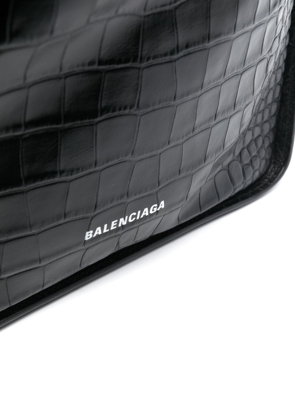 Ba*len*cia*ga crush denim shoulder bag