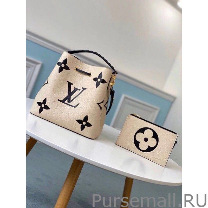 LV Crafty NeoNoe MM Cremel Bag M56889