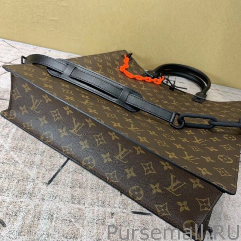 Sac Plat Monogram Solar Ray Canvas M44475