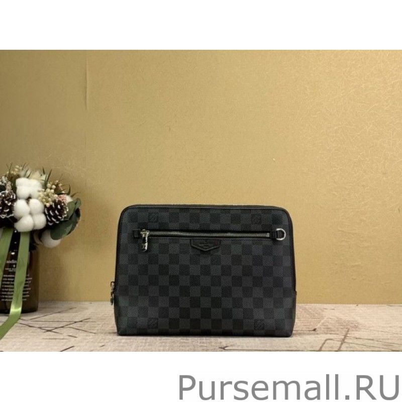 New Pouch Damier Graphite N60417