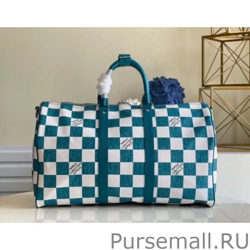 Keepall Bandouliere 45 Damier Leather N80404