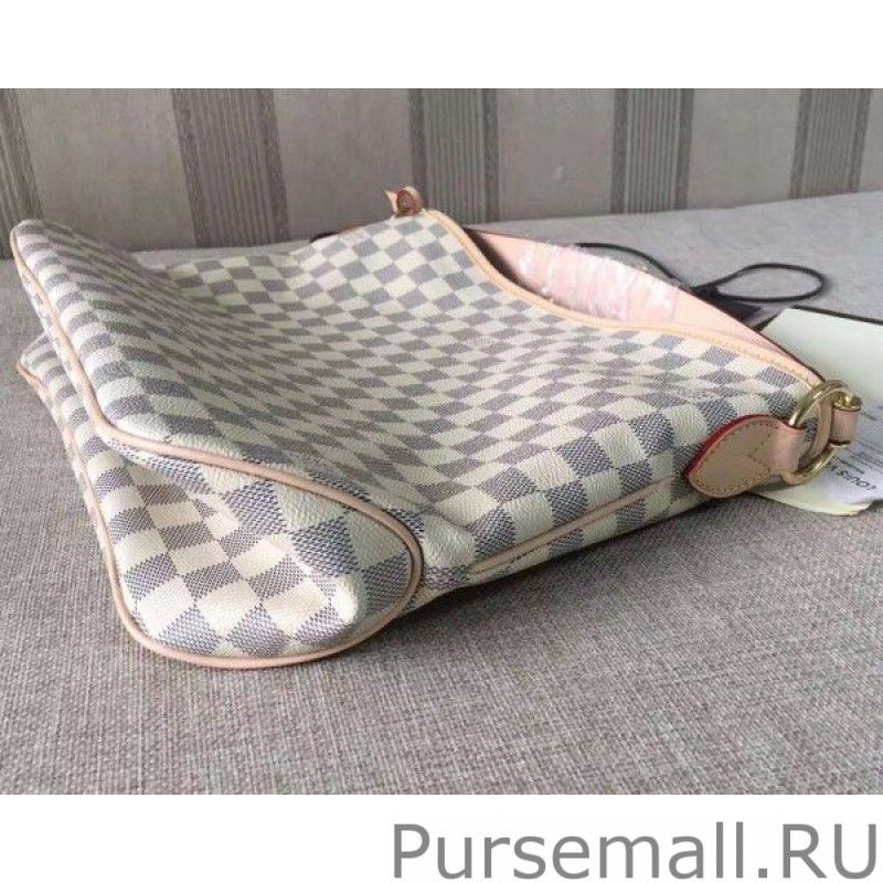 Delightful MM Bag Damier Azur N41607