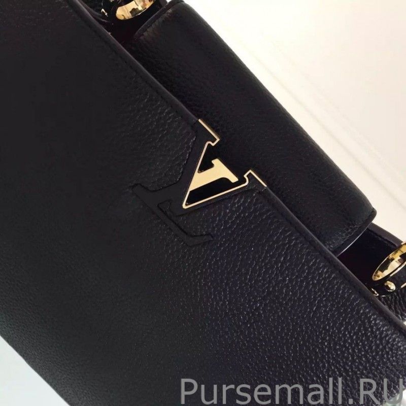 Noir Capucines MM M48864