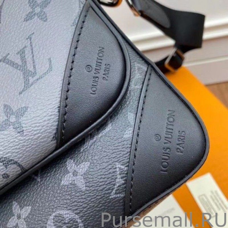 Trio Messenger Bag Monogram Eclipse Canvas m69443