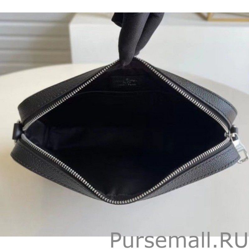 Trio Messenger Bag Damier Leather N80401