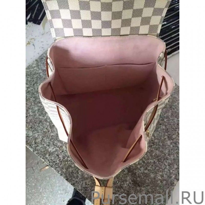 Sperone Backpack Bag Damier Azur Canvas N41578