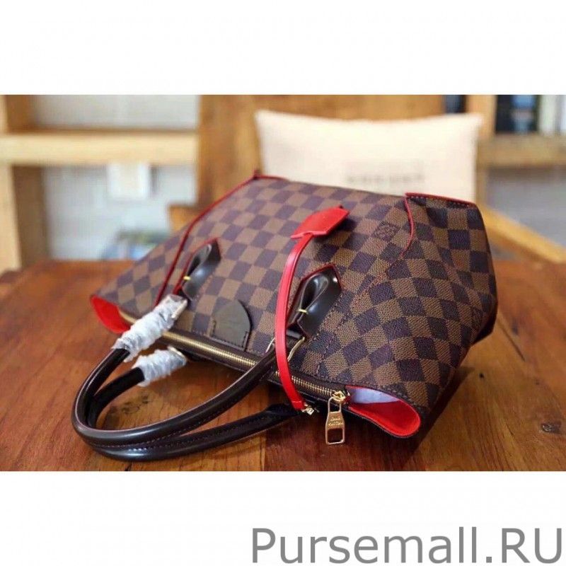 Caissa Tote PM Damier Ebene Canvas N41551