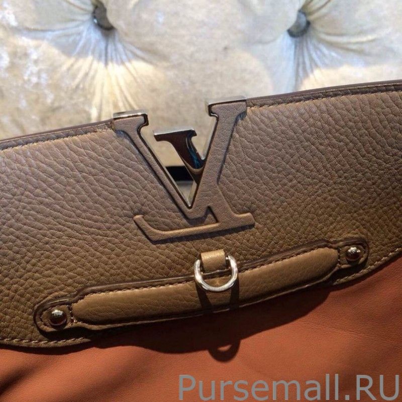 Taupe Capucines MM M94410