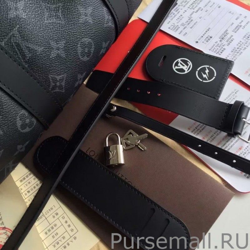 Keepall 45 Bandouliere Monogram Eclipse M40569