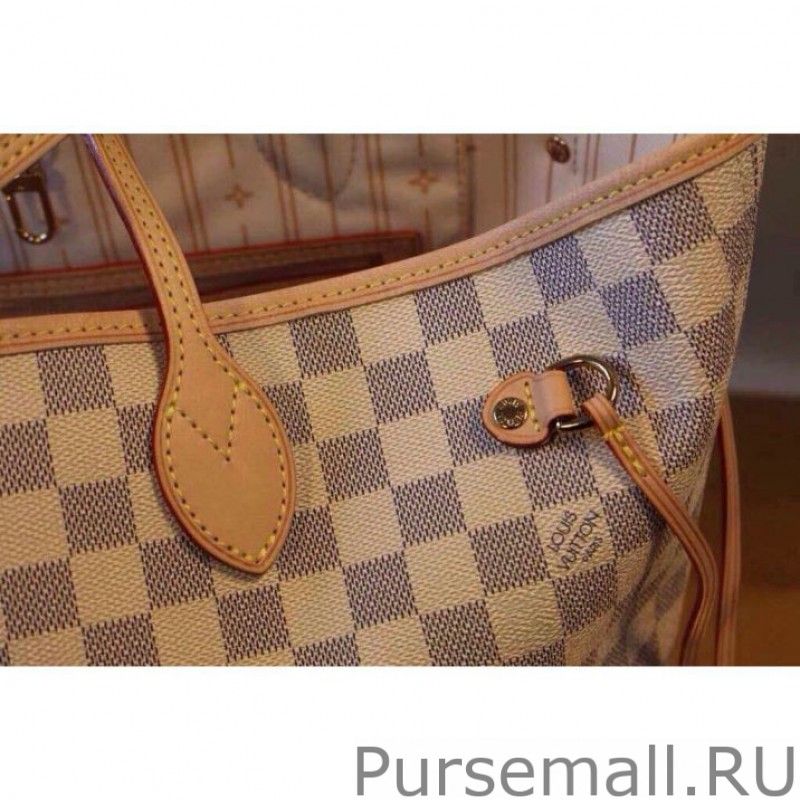 Neverfull MM Damier Azur Canvas N51107