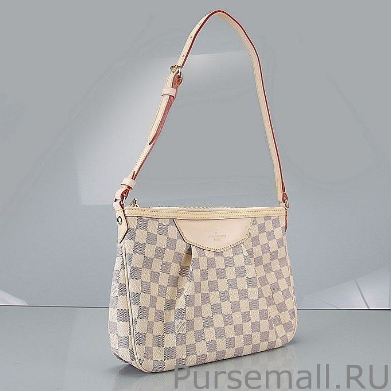 Siracusa PM bags Damier Azur Canvas N41113