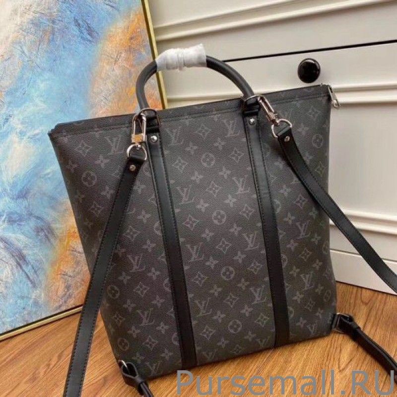 Tote Backpack Monogram Eclipse Canvas m45221