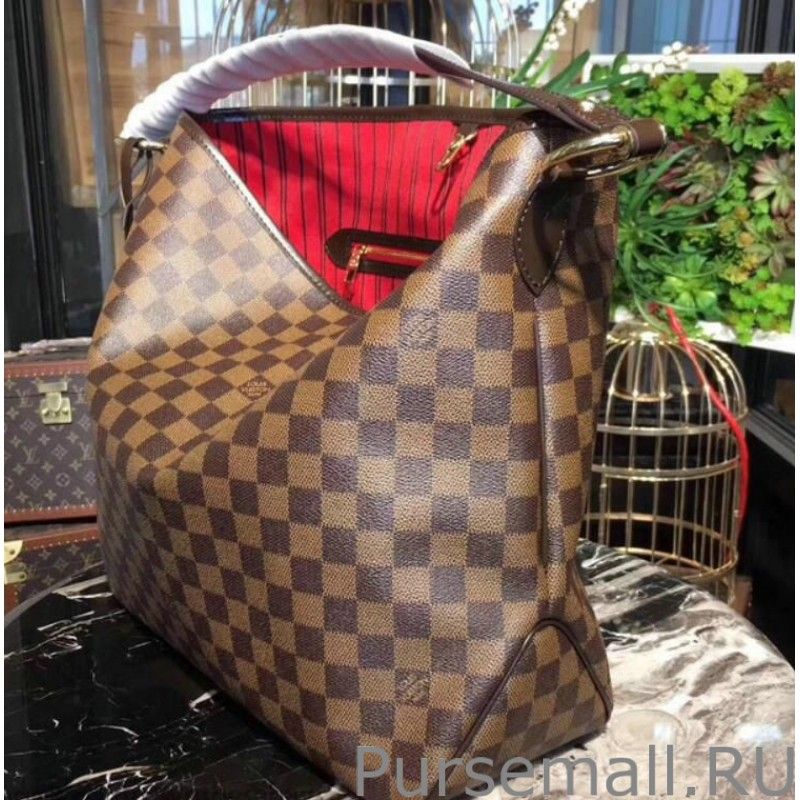 Delightful MM Damier Ebene Canvas N41460