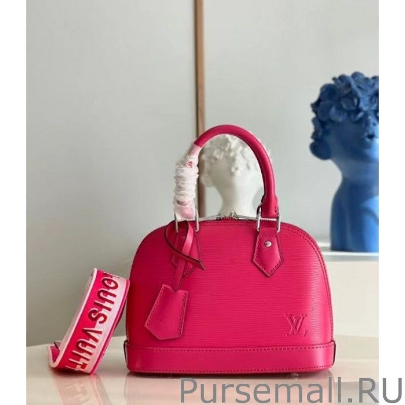 Epi Alma BB Bag With Jacquard Strap M59346