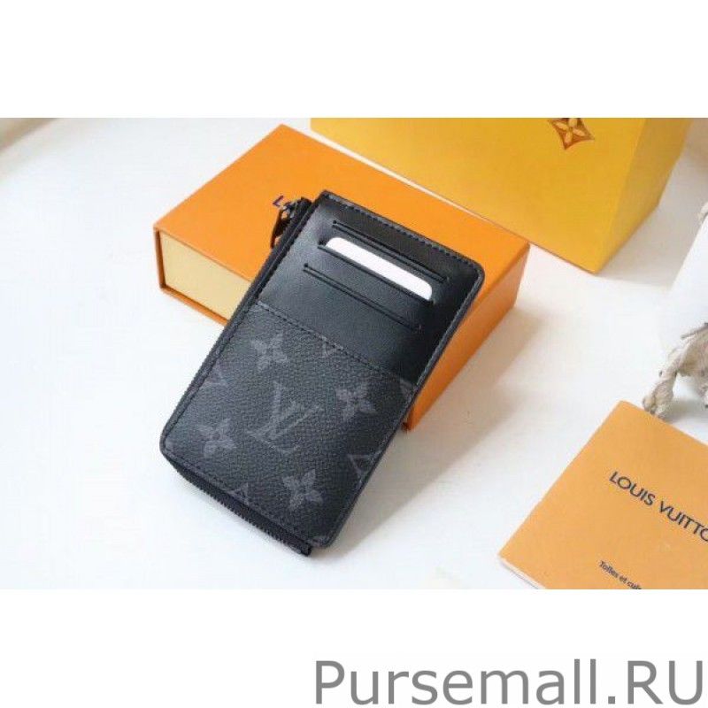 Multi Card Holder Trunk Monogram Eclipse M80556