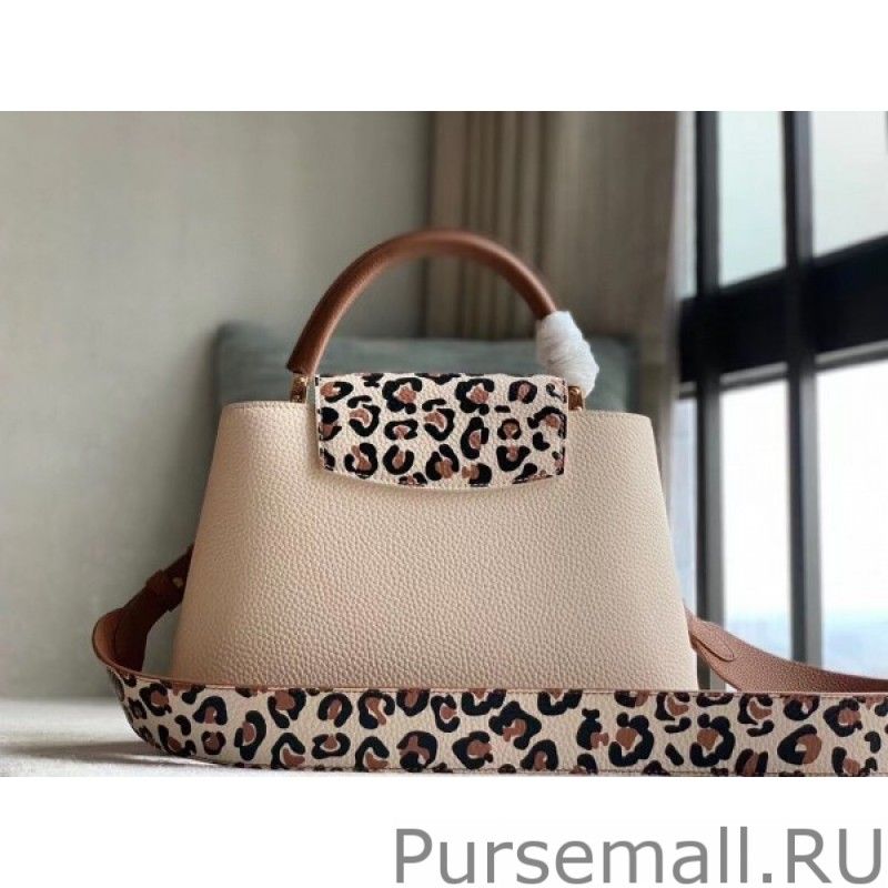 Capucines MM Bag with Leopard Print M58575