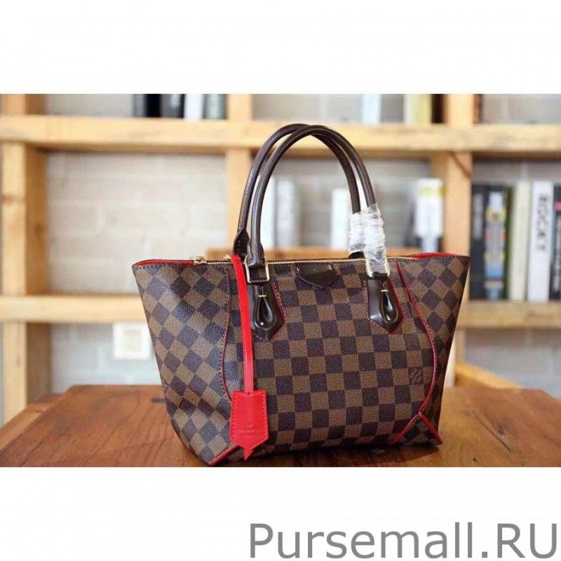 Caissa Tote PM Damier Ebene Canvas N41551