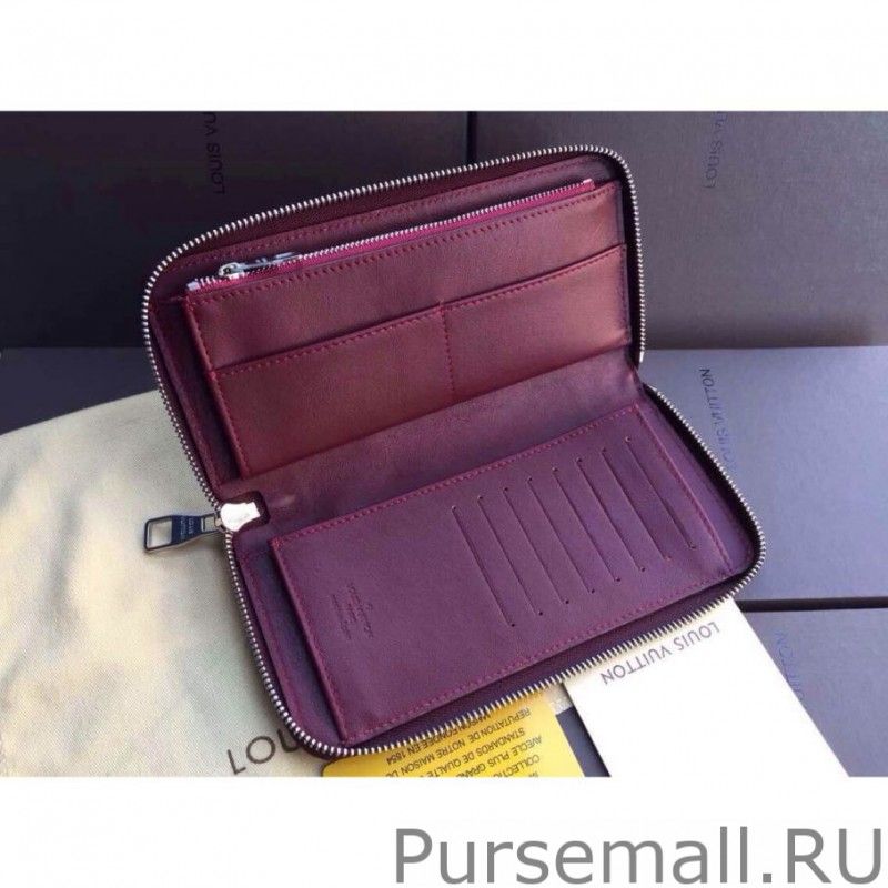 Cuir Taurillon Zippy Wallet Vertical M58410