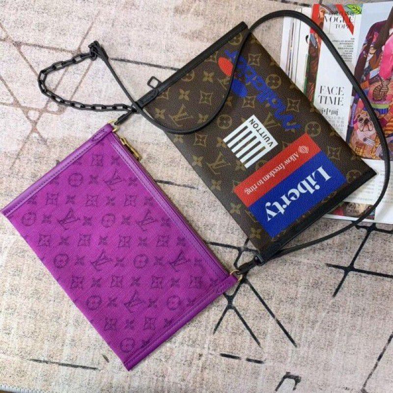 Double Flat Messenger Bag Monogram M44641