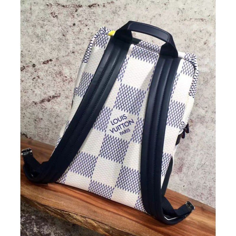 Apollo Backpack Damier Azur N44017 White