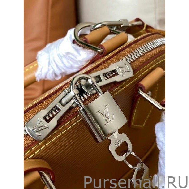 Epi Alma BB Bag With Jacquard Strap M57540