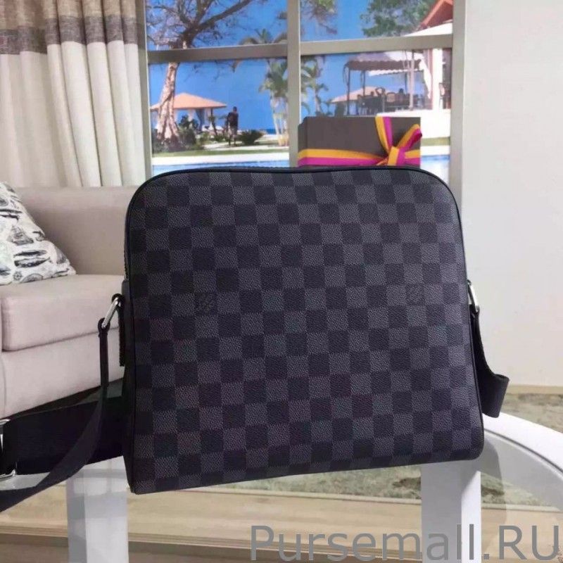 Dayton Reporter MM Damier Graphite N41409