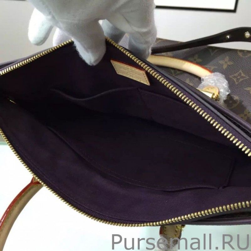 Pallas Monogram Canvas M40908 Quetsche