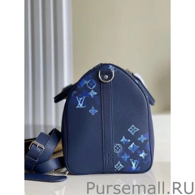 Keepall Bandouliere 40 Ink Watercolor M57845