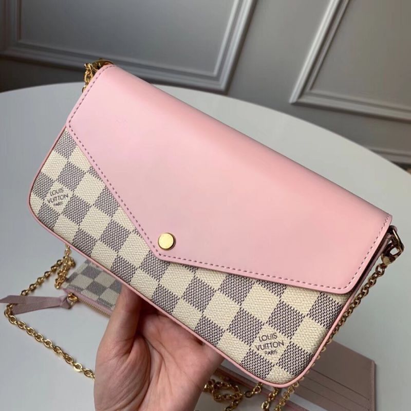 Pochette Felicie Damier Azur N60235