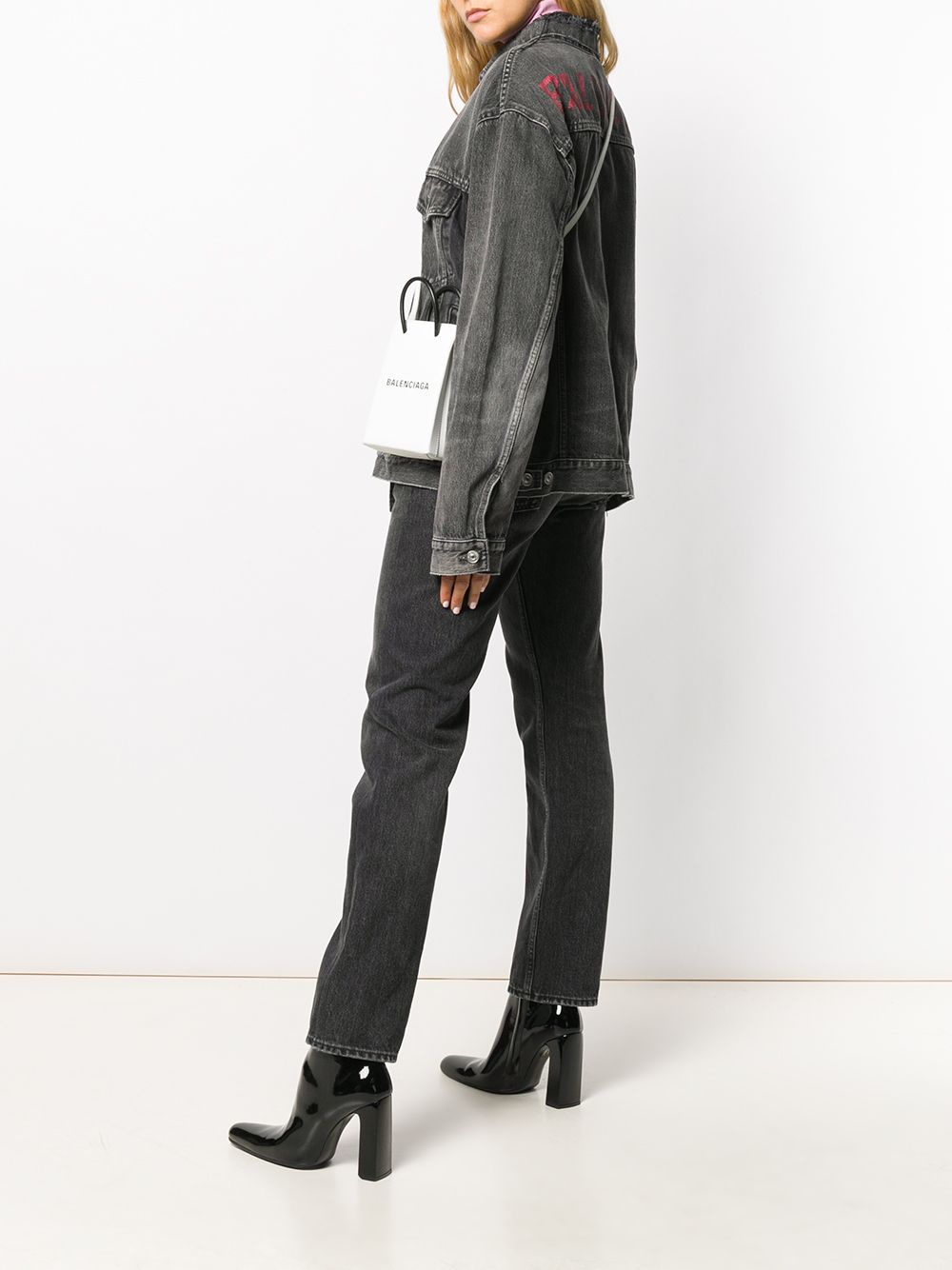 Ba*len*cia*ga shopping phone bag on strap