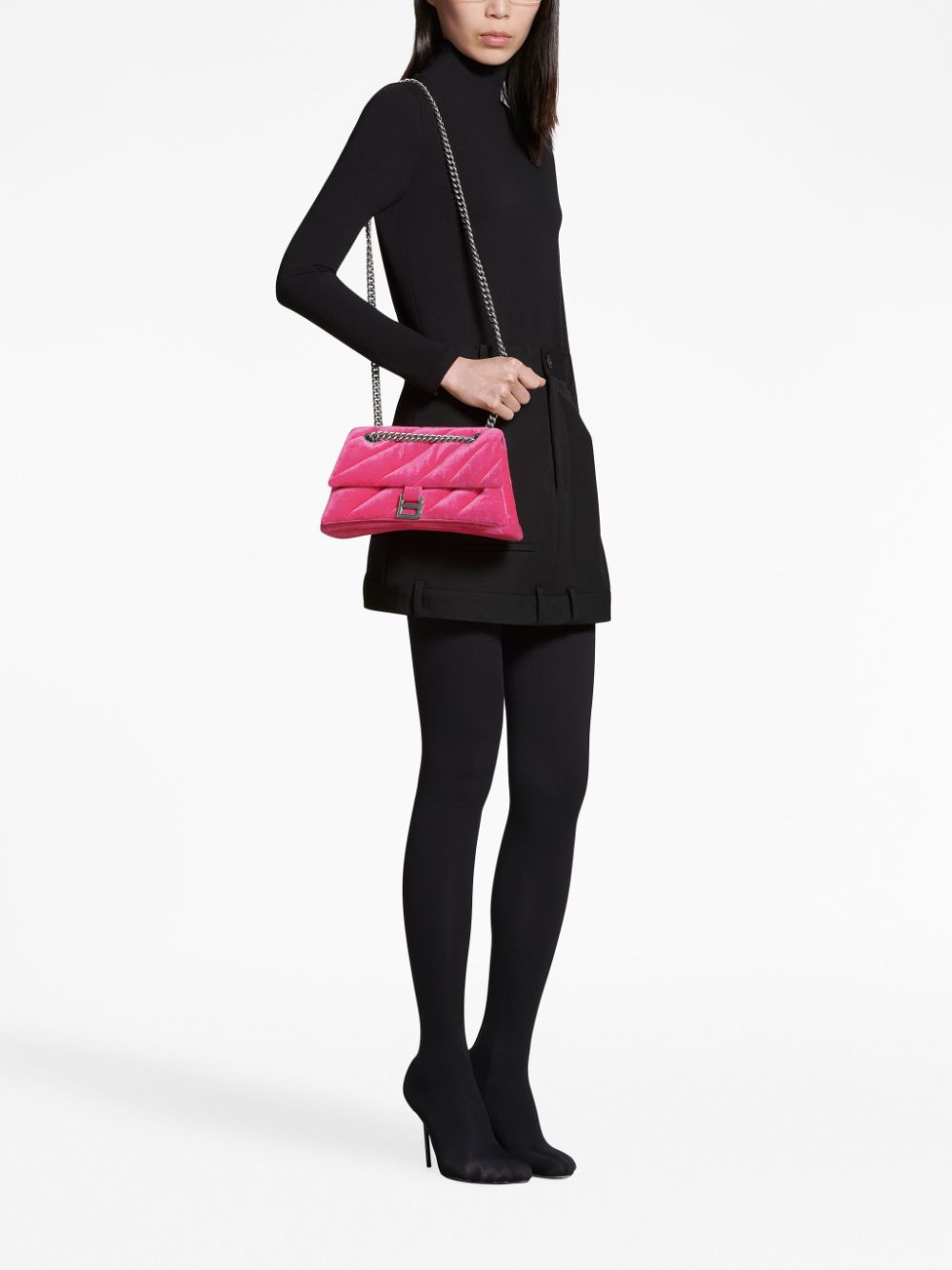 Ba*len*cia*ga small crush chain-strap shoulder bag