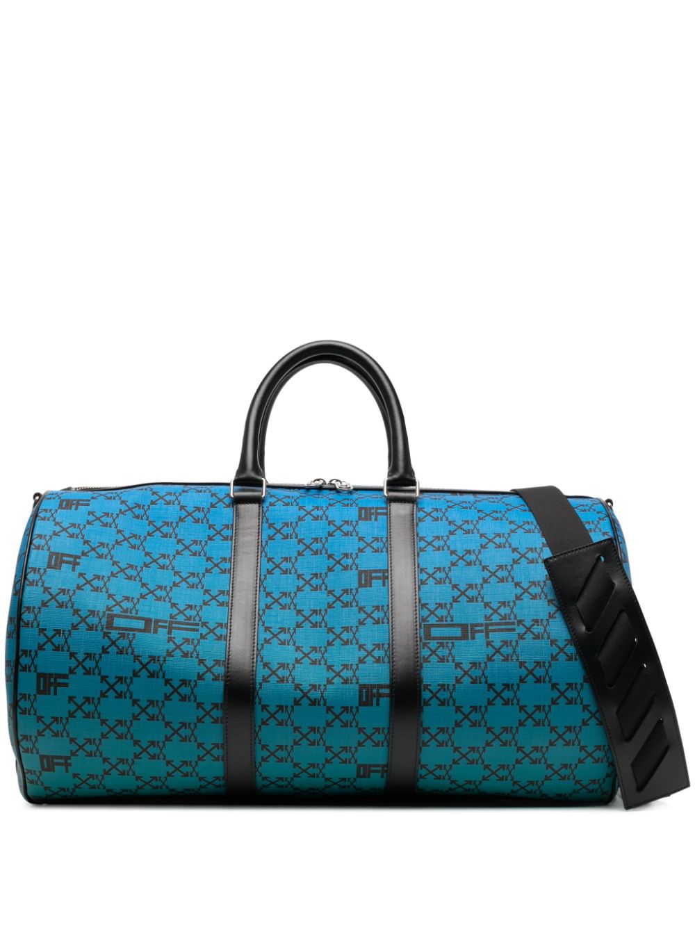 Off-White Arrows-motif leather duffle bag