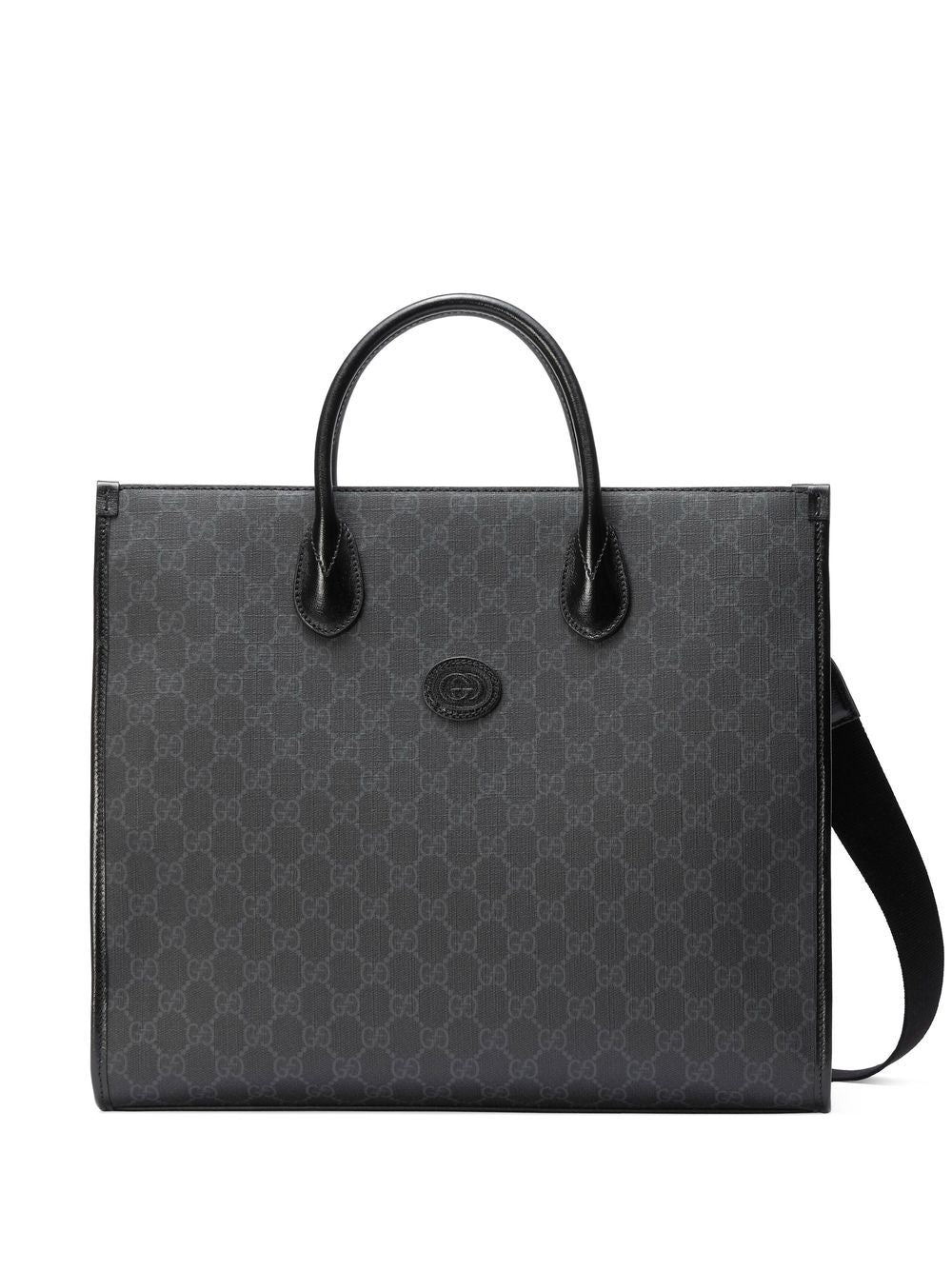 g*u*i gg S*p*e leather tote bag