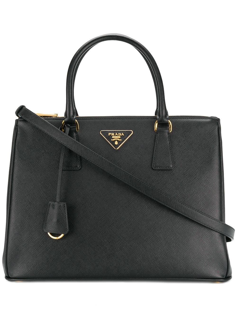 Pra*a large galleria leather tote bag